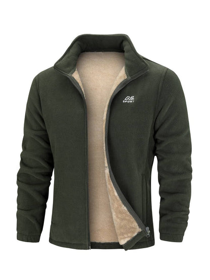 Stefan - Fleece vest met opstaande kraag voor heren