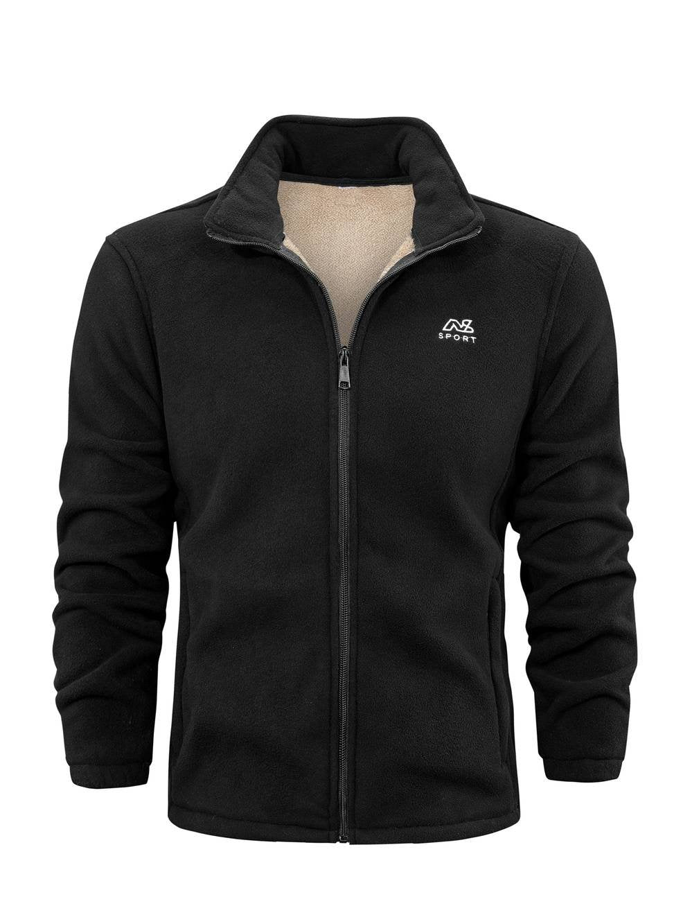Stefan - Fleece vest met opstaande kraag voor heren