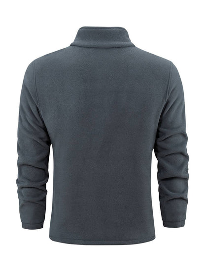 Stefan - Fleece vest met opstaande kraag voor heren