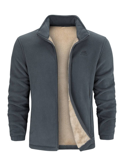 Stefan - Fleece vest met opstaande kraag voor heren