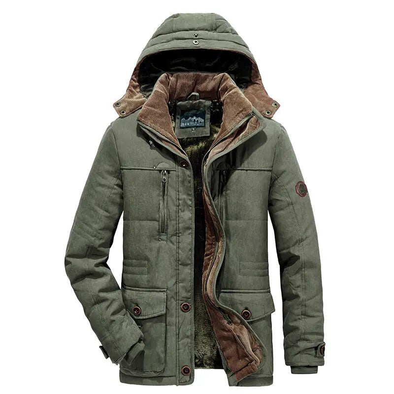 Cristian - Warme fluwelen hoodie met capuchon voor heren