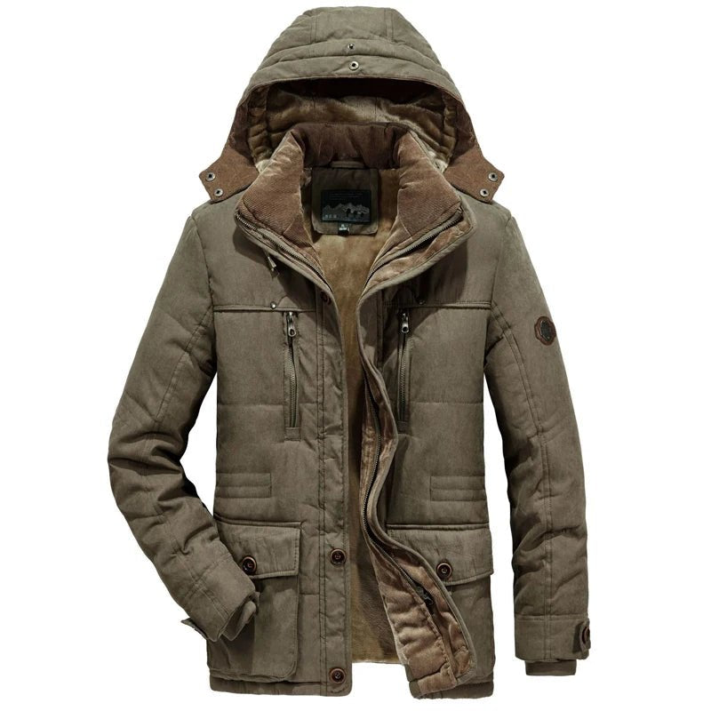 Cristian - Warme fluwelen hoodie met capuchon voor heren