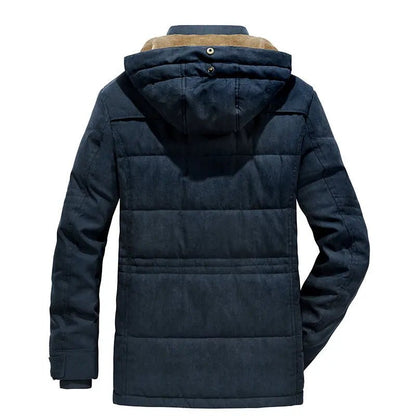 Cristian - Warme fluwelen hoodie met capuchon voor heren