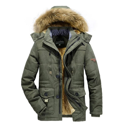 Cristian - Warme fluwelen hoodie met capuchon voor heren