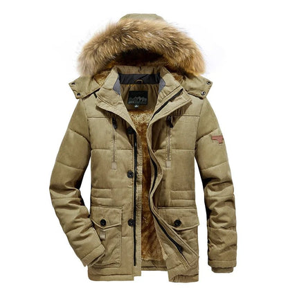 Cristian - Warme fluwelen hoodie met capuchon voor heren