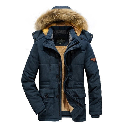 Cristian - Warme fluwelen hoodie met capuchon voor heren