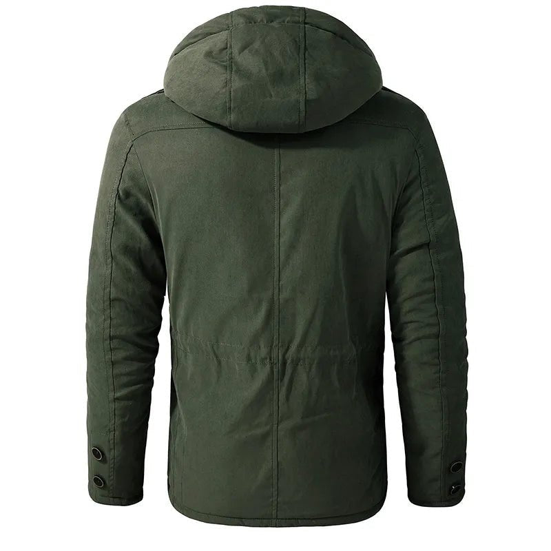 Teun - Warme gewatteerde parka met voering voor heren