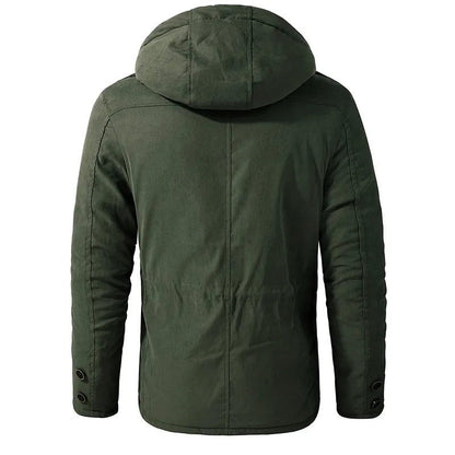 Teun - Warme gewatteerde parka met voering voor heren
