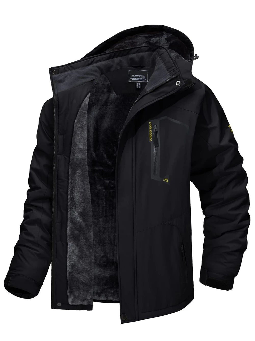 Blake - Waterdichte gewatteerde parka met capuchon voor heren