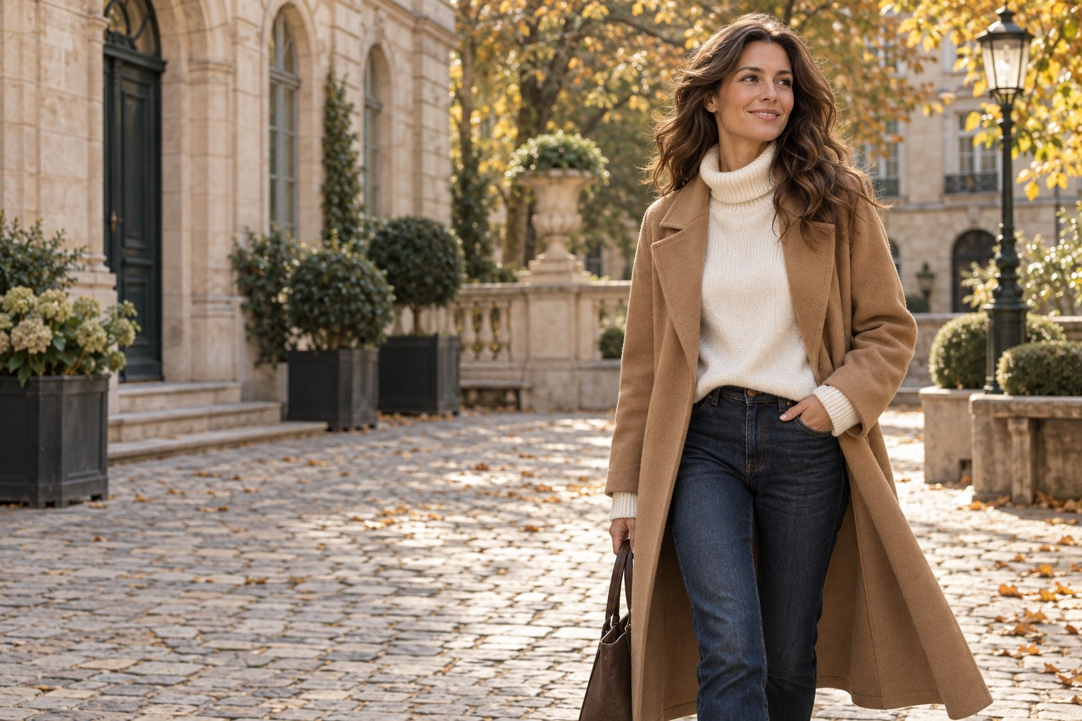 Herfstmode in warme natuurlijke kleuren